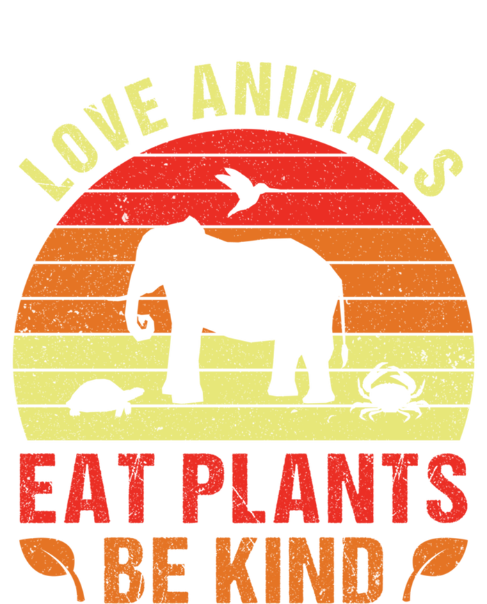 Love Animals Eat Plants Meme Vegan Plant Powered Vegetarian Gift T-Shirt