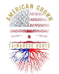 Distressed Tree Usa Flag American Grown Taiwanese Roots Gift T-Shirt