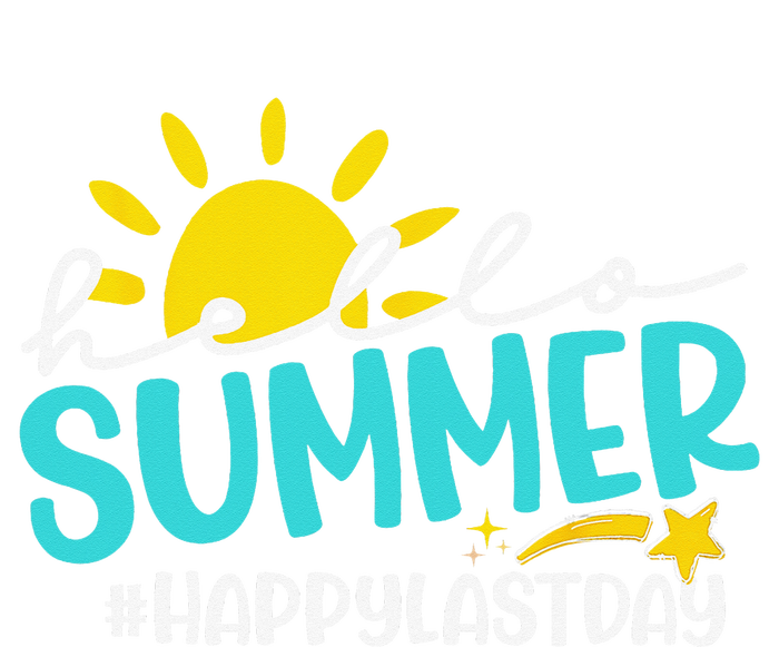 Happy Last Day Of School Hello Summer Teacher Student Premium T-Shirt