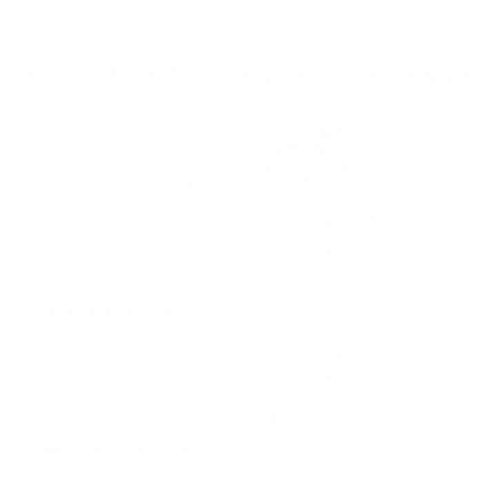 Earth Day Save The Bees Plant More Trees Clean The Seas Great Gift T-Shirt