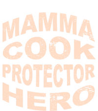 Mamma Cook Protector Hero Mom Profession Superhero Chef Gift Tall Hoodie