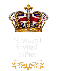 King charles coronation souvenirs i wasn't invited either Women's V-Neck T-Shirt