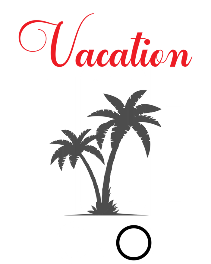 Palm Tree Beach Vacation Mode On Funny Vacation Mode Meme Great Gift Insulated Varsity Jacket