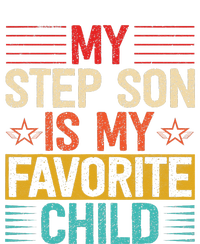 My Step Son is My Favorite Child Funny Step Dad Fathers Day PosiCharge Competitor Tank