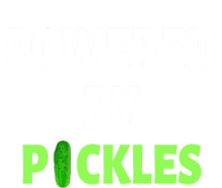 Powered By Pickles Funny Dill Pickle Lover Gift Veggie Food Gift T-Shirt