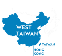 Funny China Map West Taiwan Gift T-Shirt