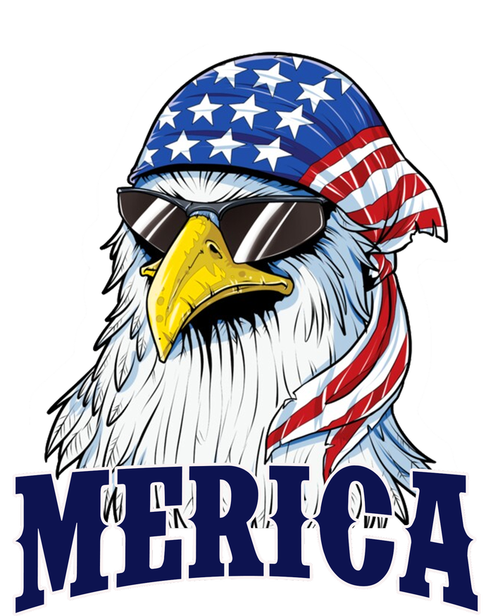 Eagle Mullet Merica Flag 4th Of July American Flag Gift Short Acrylic Beanie