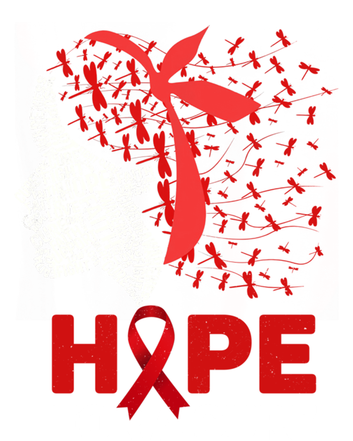 Hope For A Cure Red Ribbon National Hiv Awareness Month Gift Softstyle Adult Sport Polo