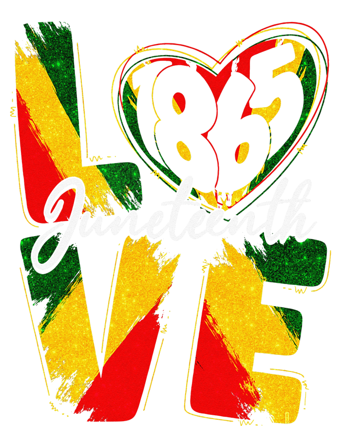 Love 1865 Juneteenth Pride Black Black Queen & King T-Shirt