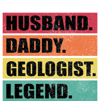 Husband Daddy Geologist Legend Retro Fathers Day Gift Long Sleeve Shirt