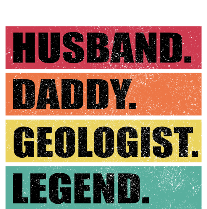 Husband Daddy Geologist Legend Retro Fathers Day Gift Long Sleeve Shirt