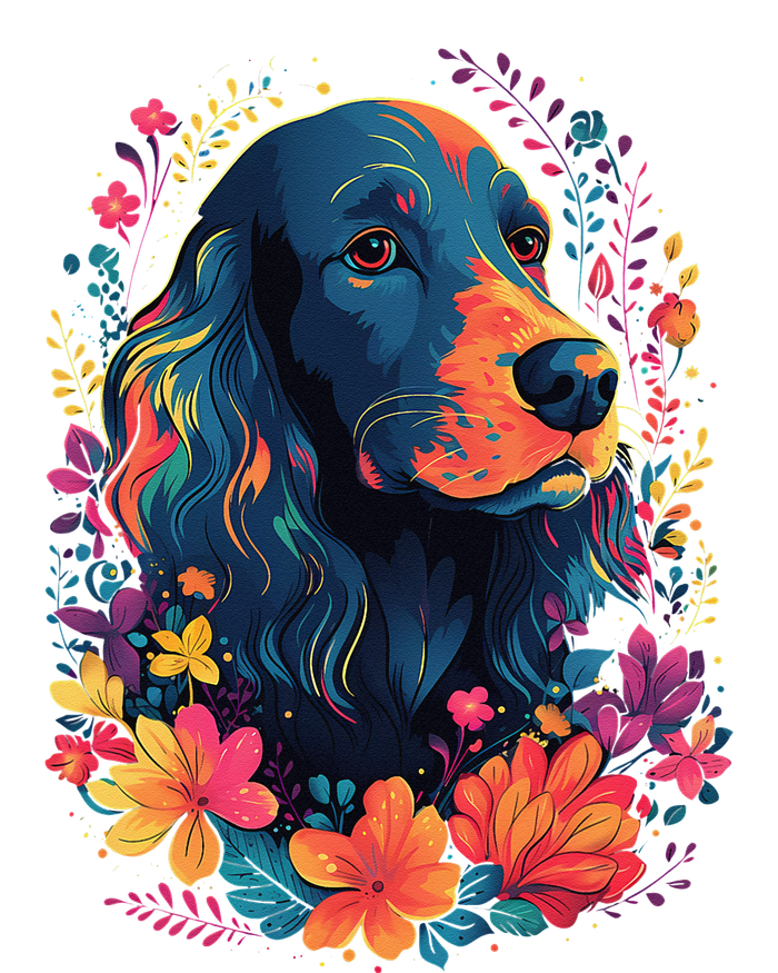 English Cocker Spaniel in the Garden Spring Flowers Cute Dog Toddler Fine Jersey T-Shirt