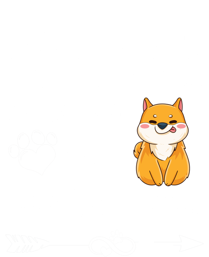 I Asked God For A True Friend He Sent Me A Shiba Inu Mom Cool Gift T-Shirt