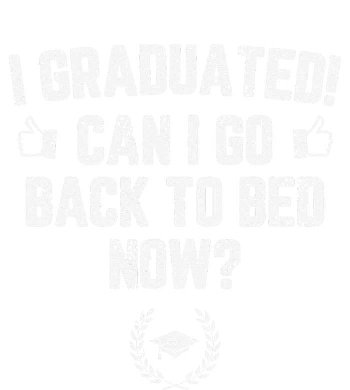 I Graduated Can I Go Back To Bed Now Graduation Hooded Wearable Blanket