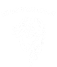 In God We Trust Artistic Design Jesus Face For Christians Gift Long Sleeve Shirt