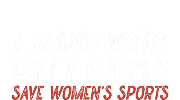 I Stand With Riley Gaines Save Womens Sports Ladies PosiCharge Competitor Racerback Tank