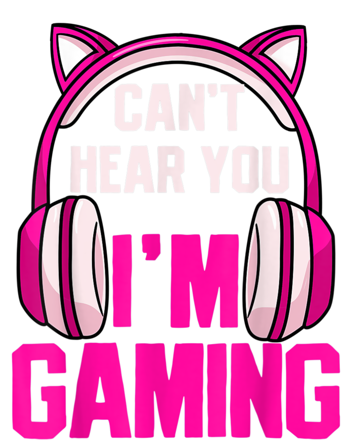 Gamer Girl Gaming I Cant Hear You Im Gaming Video Games Flat Bill Trucker Hat