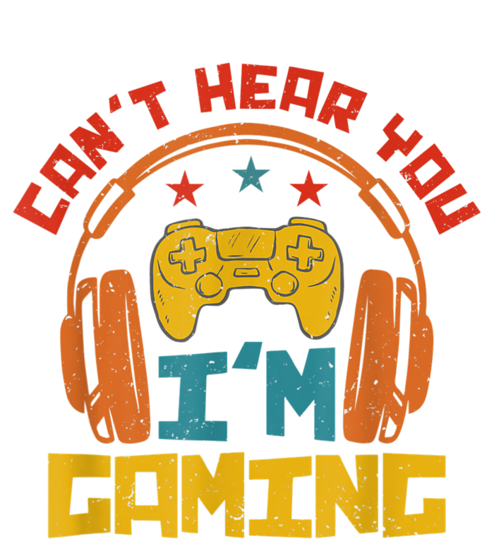 Cant Hear You Im Gaming Headphones Funny Video Game Gamer Kids Long Sleeve Shirt