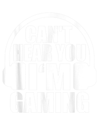 Cant Hear You Im Gaming Headset Video Games Gamer Women's Perfect Tri Tunic Long Sleeve Shirt