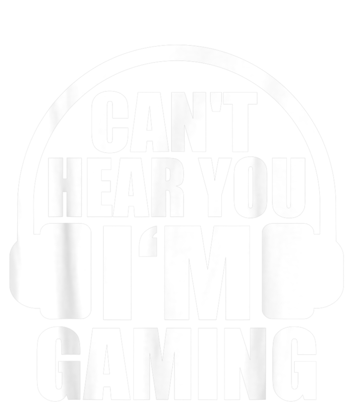 Cant Hear You Im Gaming Headset Video Games Gamer Women's Perfect Tri Tunic Long Sleeve Shirt