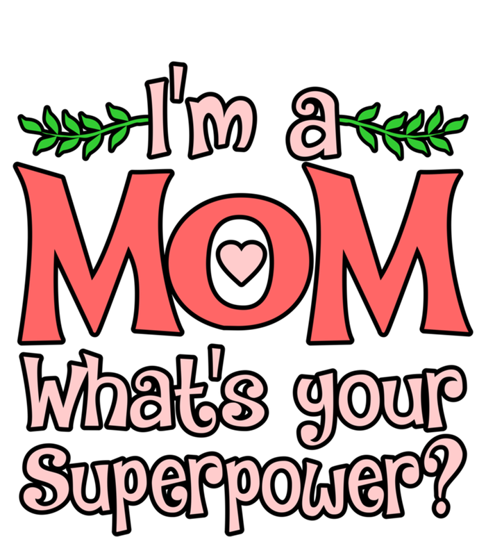 Im A Mom Whats Your Superpower Love Mother’s Day Graphic Gift T-Shirt