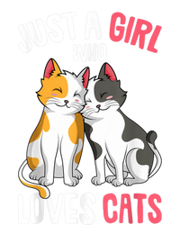 Just A Girl Who Loves Cats Kitty Toddler Fine Jersey T-Shirt