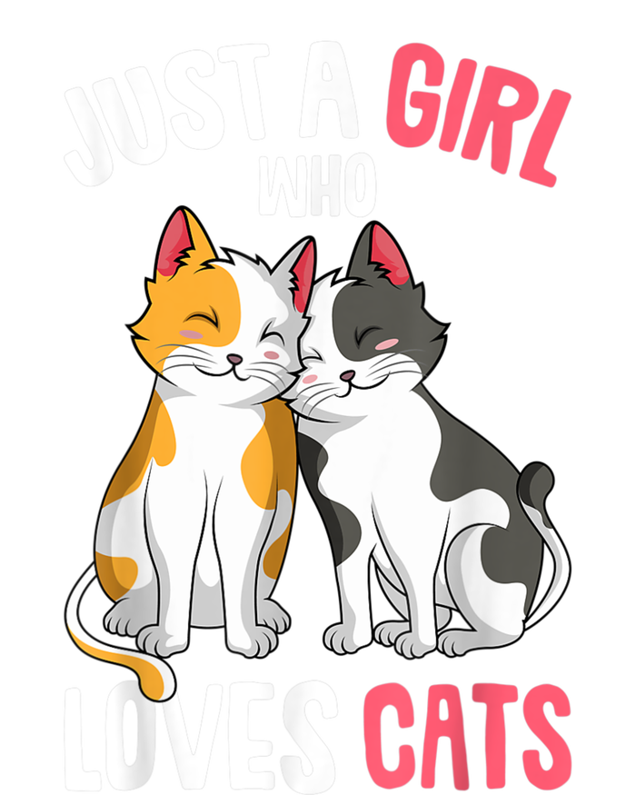 Just A Girl Who Loves Cats Kitty Toddler Fine Jersey T-Shirt