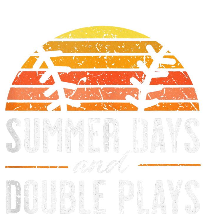 Summer Days and Double Plays Baseball Player Retro Vintage Button