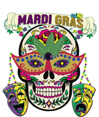 Mardi Gras Skull Cool Gift New Orleans Beads Masks Gift T-Shirt