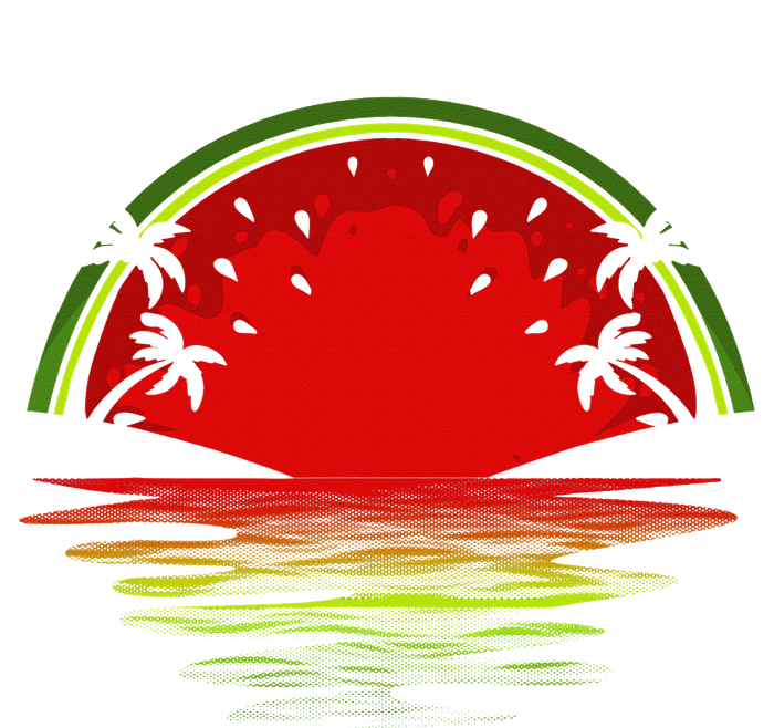 Cool Watermelon For  Tropical Sunset Fruit Summer T-Shirt