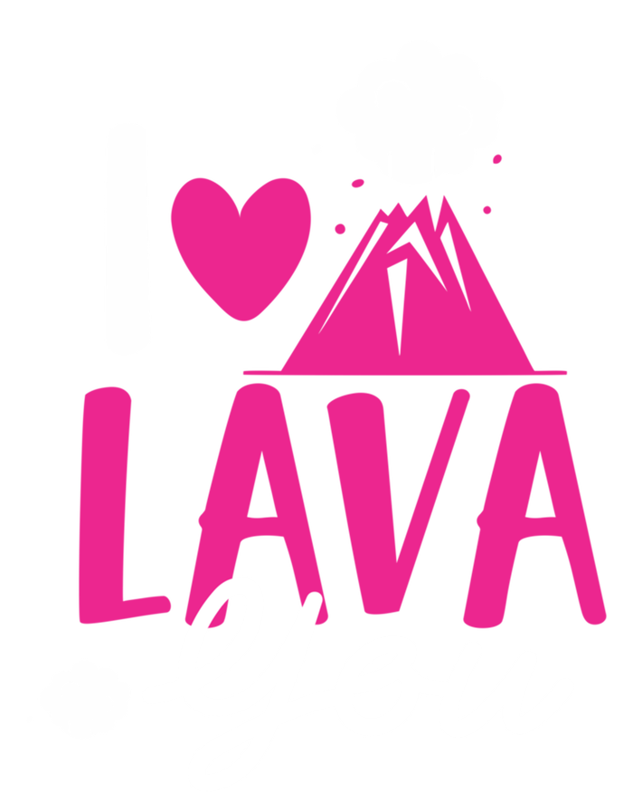 I Lava You Volcano Geologist Humor Valentines Day Gift Bumper Sticker