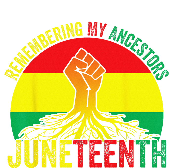 Juneteenth Pride Remembering My Ancestors Black Freedom T-Shirt