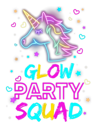 Glow Party Squad Unicorn 80s Retro Costume Birthday Squad T-Shirt