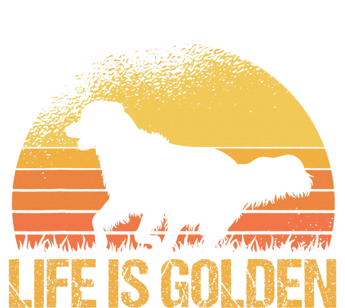 Life Is Golden Dog Golden Retriever Lover - Golden Retriever Poster