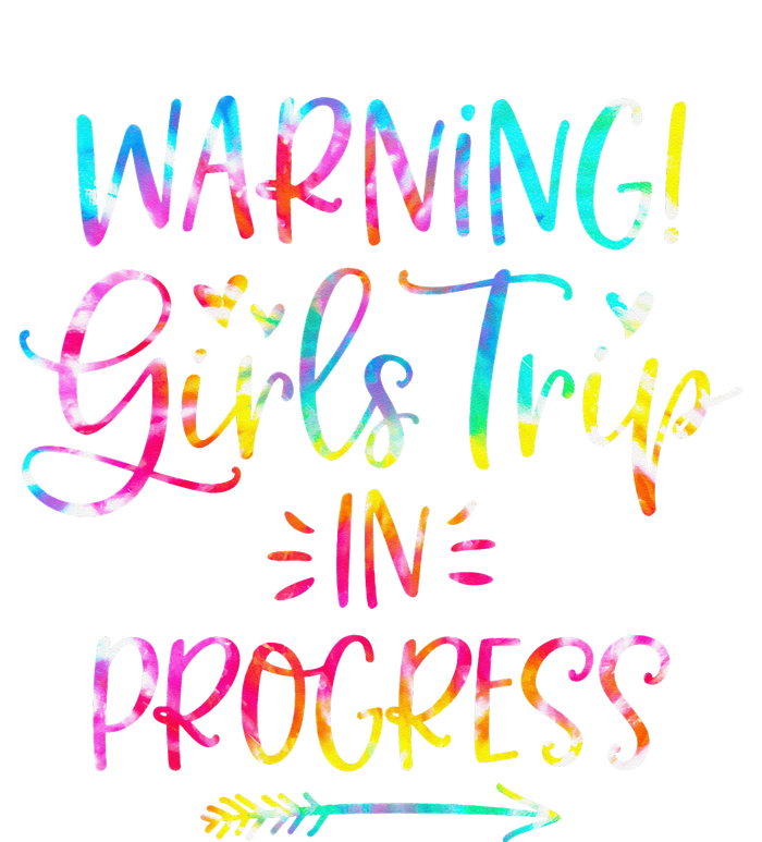 Warning Trip In Progress Trip Vacation Tie Dye T-Shirt