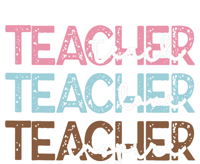 Teach Love Inspire Inspirational Teacher Appreciation Women T-Shirt