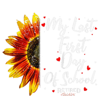 Teachers Retirement My Last First Day Of School Funny Softstyle Adult Sport Polo