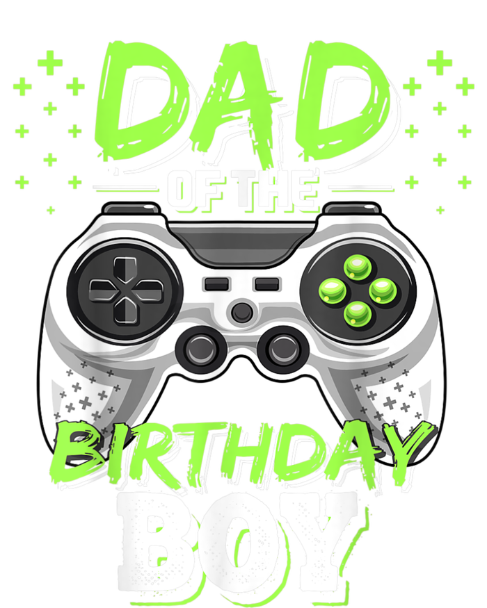 Men Dad Of The Birthday Boy Matching Video Gamer Birthday Party Women's V-Neck T-Shirt