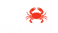 I Love Seafood Crab Shellfish National Seafood Month Gift Button