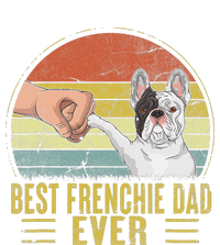 Vintage Best Frenchie Dad Ever Fist Bump French Bulldog Dad T-Shirt