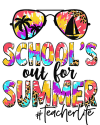 Womens Retro Last Day Of School Schools Out For Summer Teacher Life T-Shirt