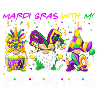 Mardi Gras With My Gnomies Three Gnome Costume Cute Gift T-Shirt