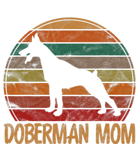 Retro Doberman Mom Gift Dog Mother Pet Pinschers Dobie Mama Grommeted Golf Towel