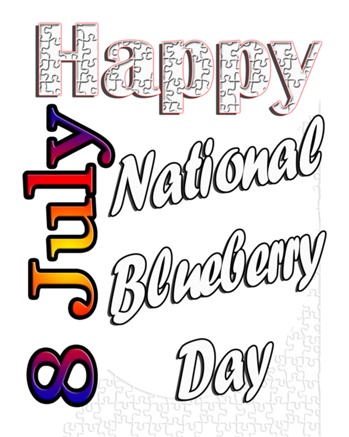 July 8th National Blueberry Day T Fun Idea Gift T-Shirt