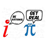 Maths Funny Pi Be Rational Get Real Mathematics Gift Tall Long Sleeve T-Shirt