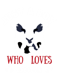 Just A Who Loves Dogs Valentines Day Dogs Funny Gift T-Shirt