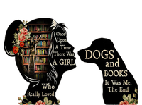 Just A Who Loves Books And Dogs Gift Women's T-Shirt