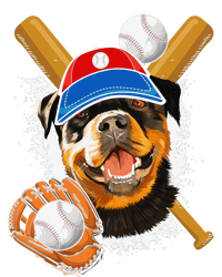 Rottweiler Baseball Dog Baseball Fan T-Shirt