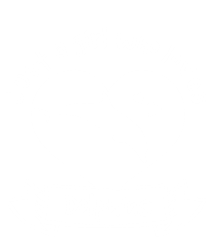 Just A Who Loves Dolphins Gift Dolphin Cool Gift Kids Long Sleeve Shirt