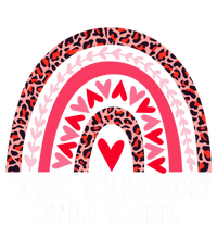 I Teach The Sweetest Hearts Teacher Rainbow Valentines Day Funny Gift Softstyle Adult Sport Polo